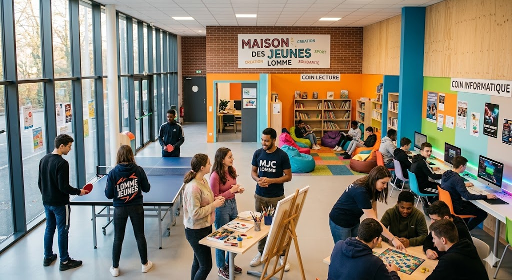 Maison des jeunes à Lomme : soutenir les initiatives locales
