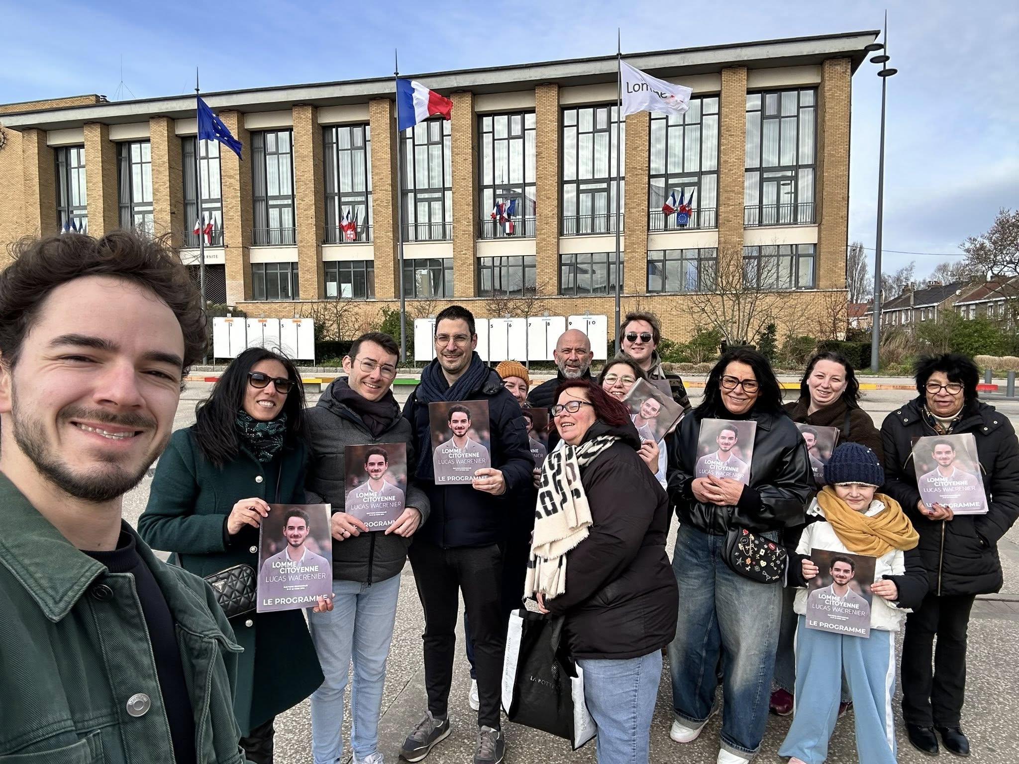 Opération boîtage à Lomme : mobilisation et démocratie active