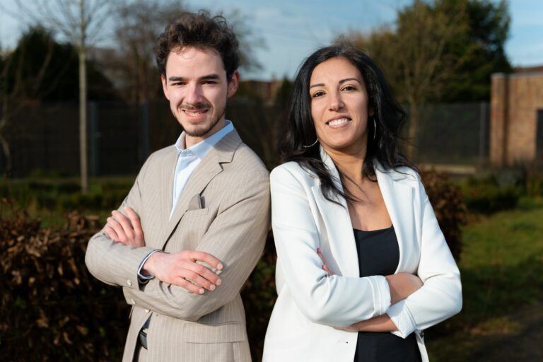 Présentation des élus Lomme citoyenne : Lucas Wacrenier et Karima Harizi au conseil communal