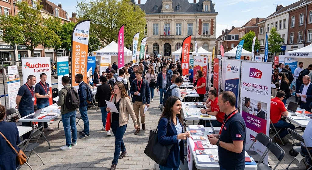 Emploi à Lomme : multiplier les forums et temps forts avec les entreprises locales