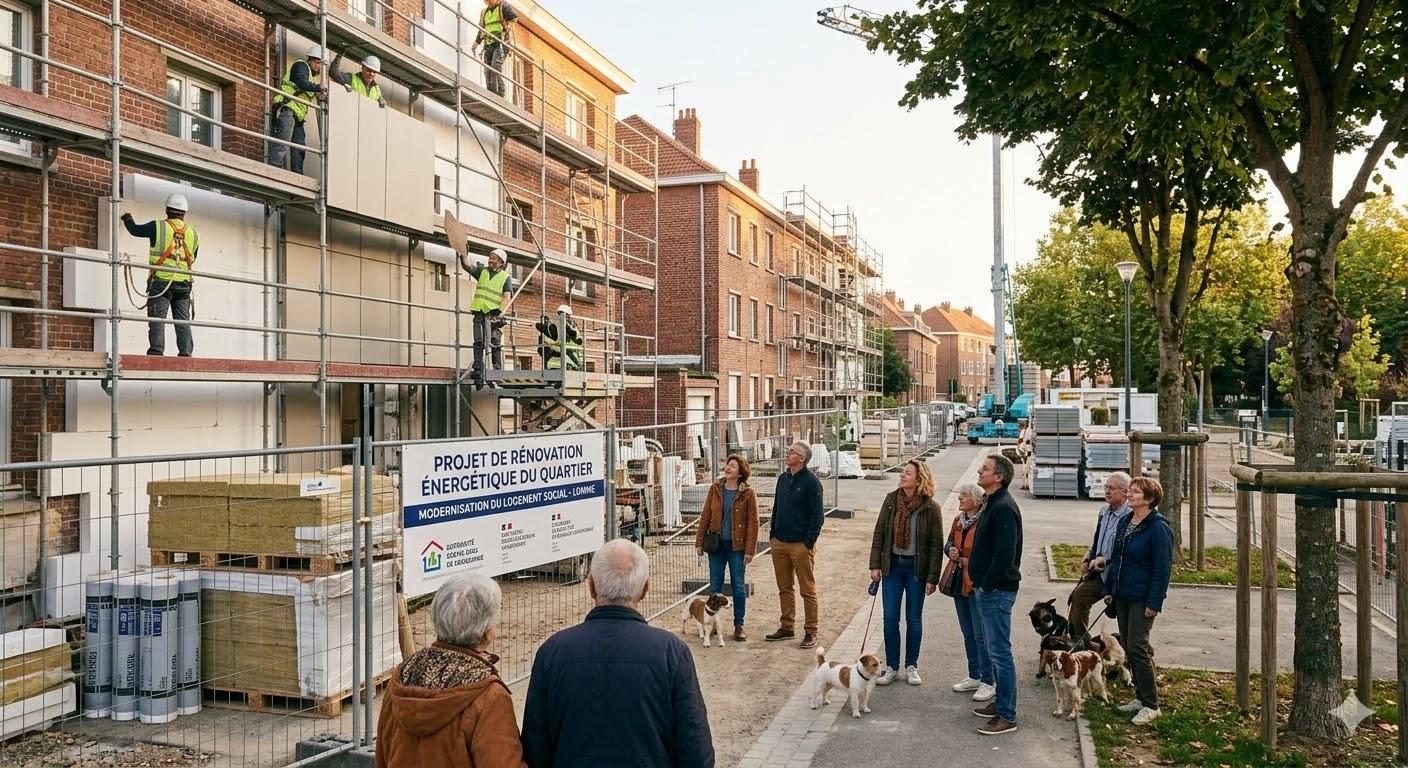 Accélérer la réhabilitation des logements à Lomme