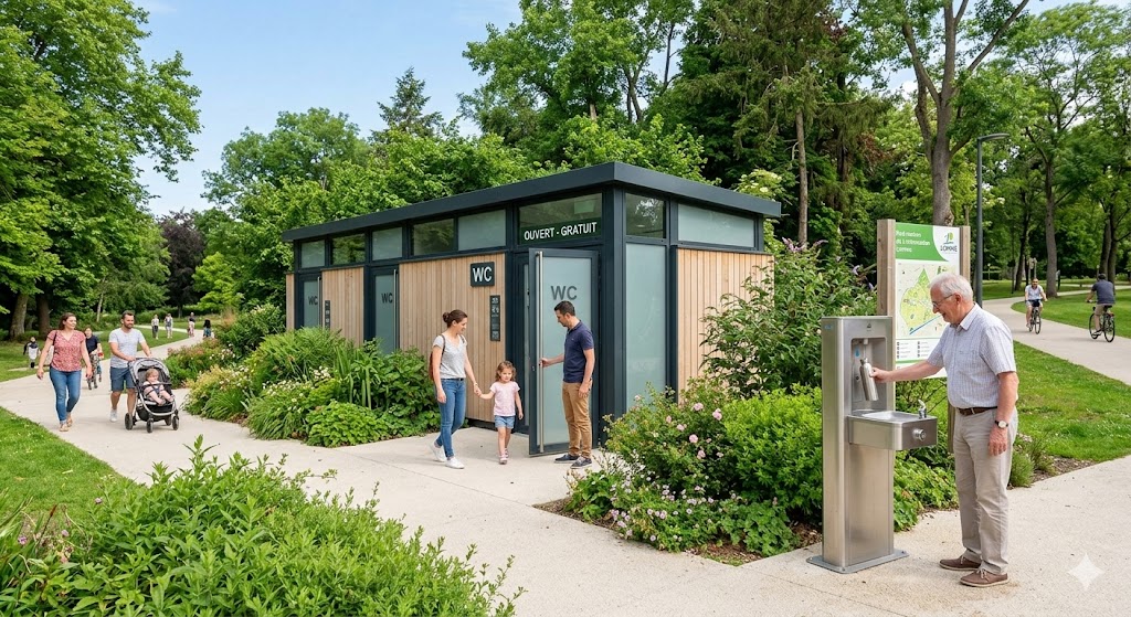 Toilettes publiques et fontaines à eau à Lomme : une ville plus pratique et accessible