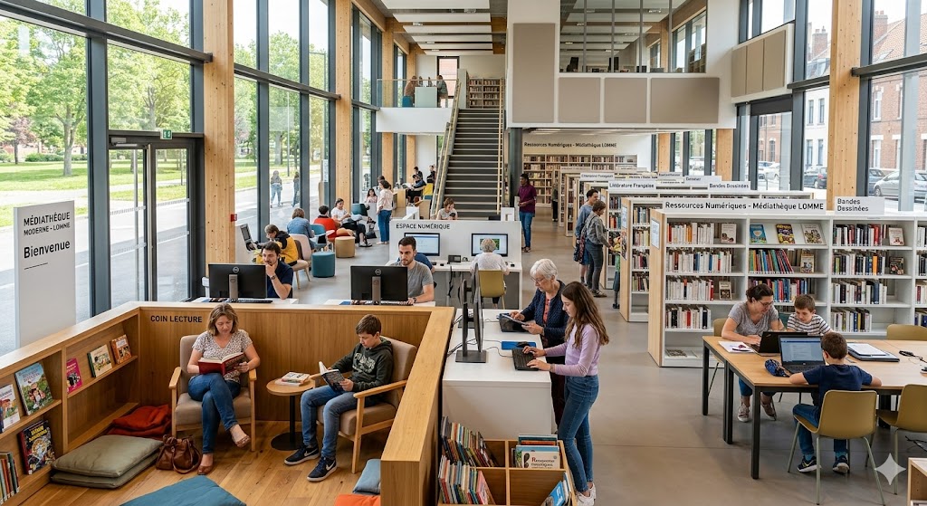 Médiathèque 4.0 à Lomme : innover pour la culture